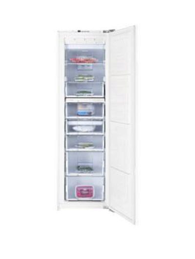 Beko Bz77F 54.5Cm Built-In Tall Frost Free Freezer - White - Freezer Only